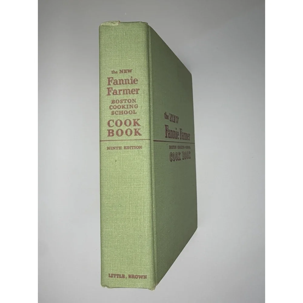 The New Fannie Farmer Boston Cooking Ninth Edition Original Paper Edition